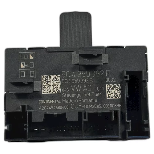 Řídící jednotka dveří pravá přední, 5Q4 959 392 E