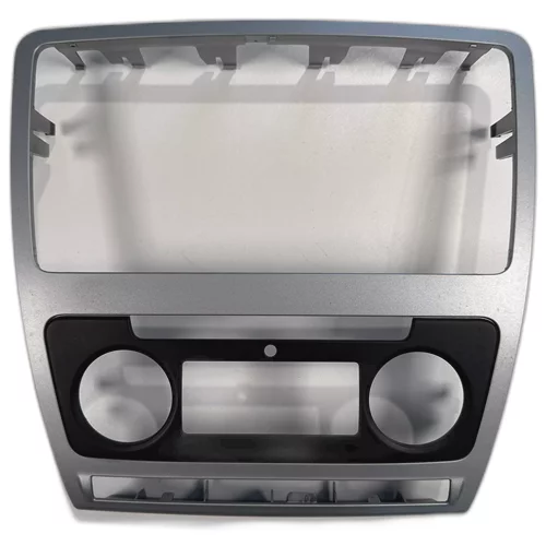 Rámeček rádio 1Z0 858 069 BF, automatická klimatizace, leštěný hliník 2AV, facelift