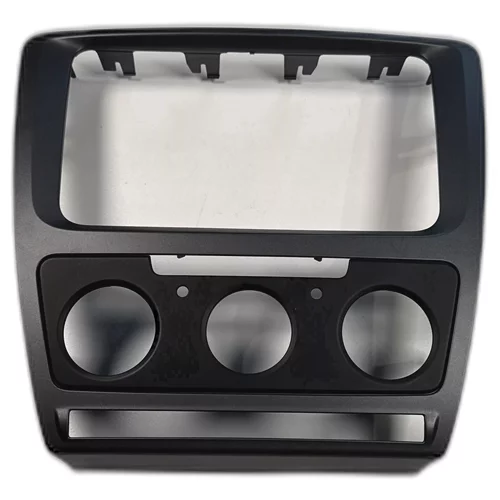 Rámeček na rádio Columbus šedá metal 1Z0 858 069 CC, facelift, manuální klimatizace