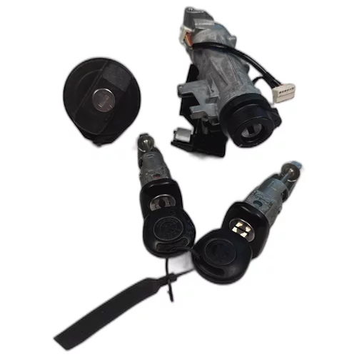 Spínací skříňka + 2x vložka + 2x klíč + víčko nádrže 5K0 905 865, Škoda Octavia II