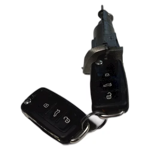 Vložka zámku + 2x klíč, 3T0 837 167 C, Škoda Superb