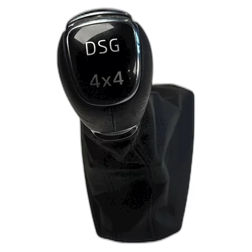 Hlavice řadící páky s manžetou, Octavia III, DSG, 4X4, kožená, HL41  