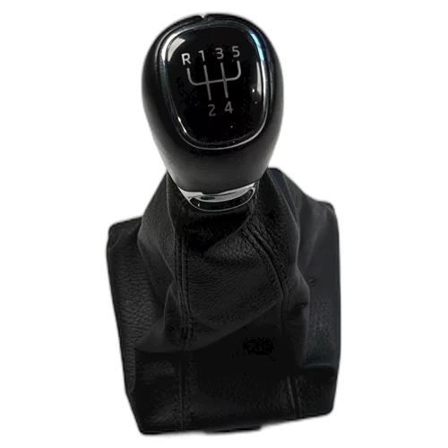 Hlavice řadící páky s manžetou, Octavia III, 5-stupňová manuál, kožená, HL44