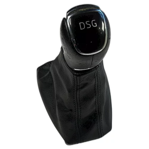 Hlavice řadící páky s manžetou, Octavia III, DSG, kožená, HL47