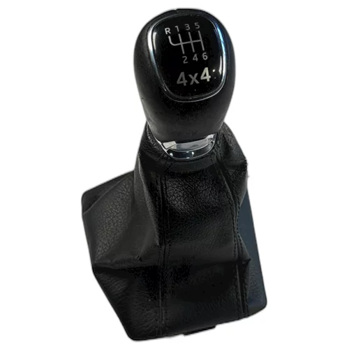 Hlavice řadící páky s manžetou, Octavia III, 6-stupňový manuál, 4x4, kožená, HL50