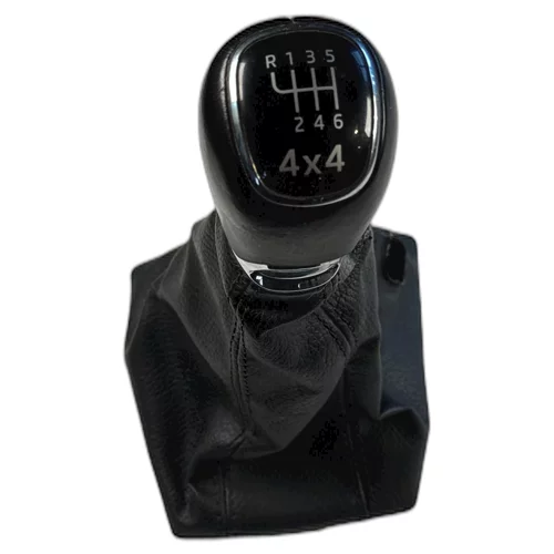 Hlavice řadící páky s manžetou, Octavia III, 6-stupňový manuál, 4X4, kožená, HL51