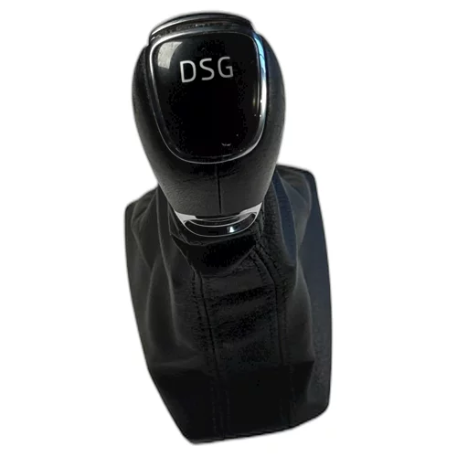 Hlavice řadící páky s manžetou, Octavia III, DSG, kožená, HL57