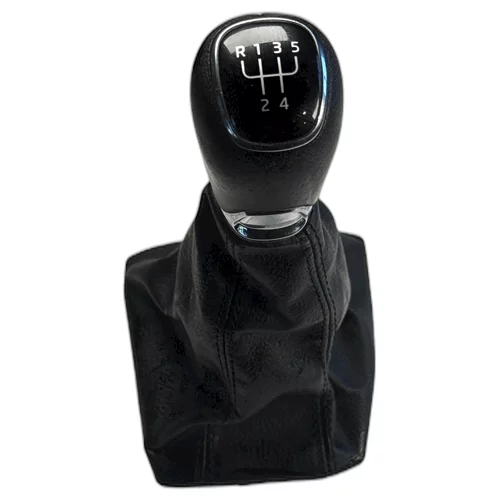 Hlavice řadící páky s manžetou, Octavia III, 5-stupňový manuál, kožená, HL60