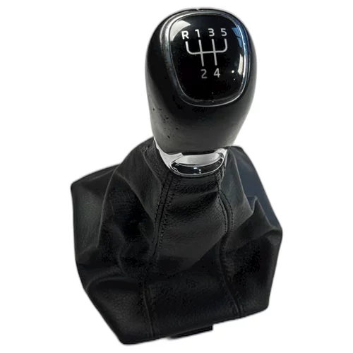 Hlavice řadící páky s manžetou, Octavia III, 5-stupňový manuál, kožená, HL61