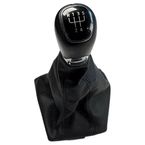 Hlavice řadící páky s manžetou, Octavia III, 5-stupňový manuál, kožená, HL67