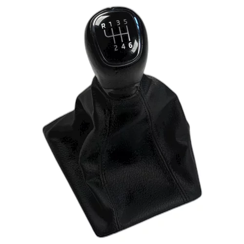 Hlavice řadící páky s manžetou, Scala/Kamiq, 6-stupňový manuál, kožená, HL68