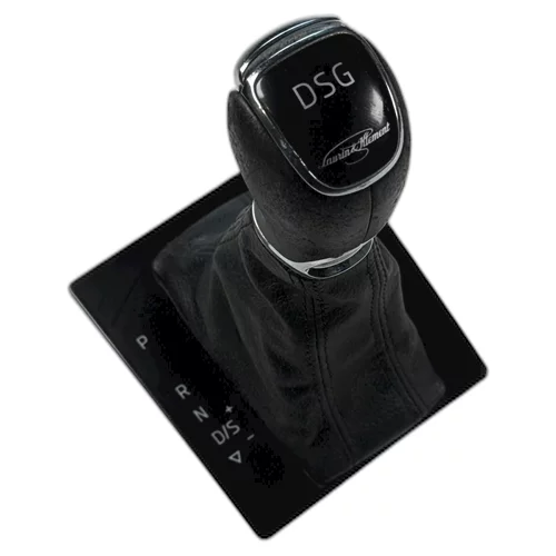 Hlavice řadící páky s manžetou, SIII, DSG, Laurin & Klement, kožená, HL77